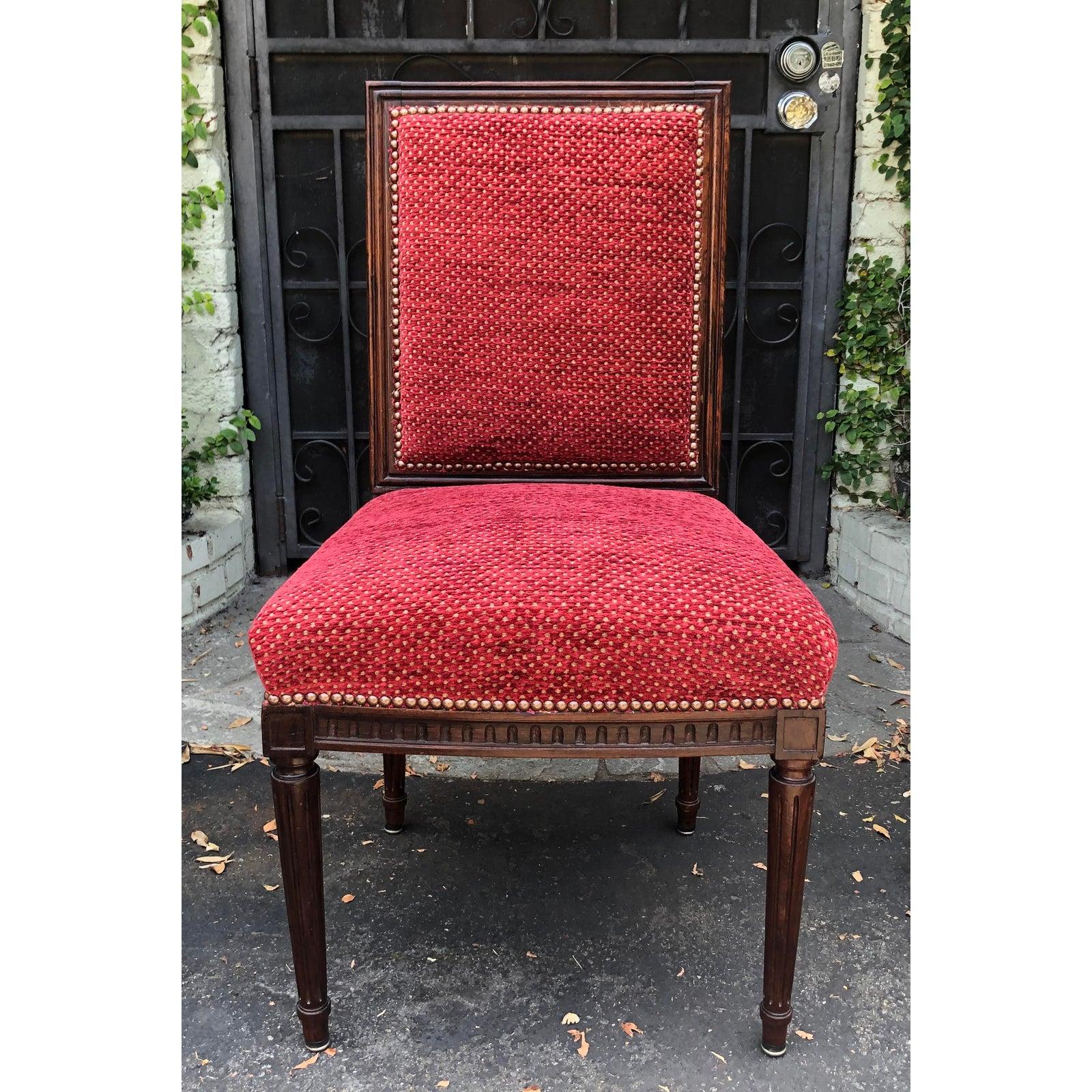 Set of 10, Antique 18th Century Directoire Style Rosewood Dining Chairs 1