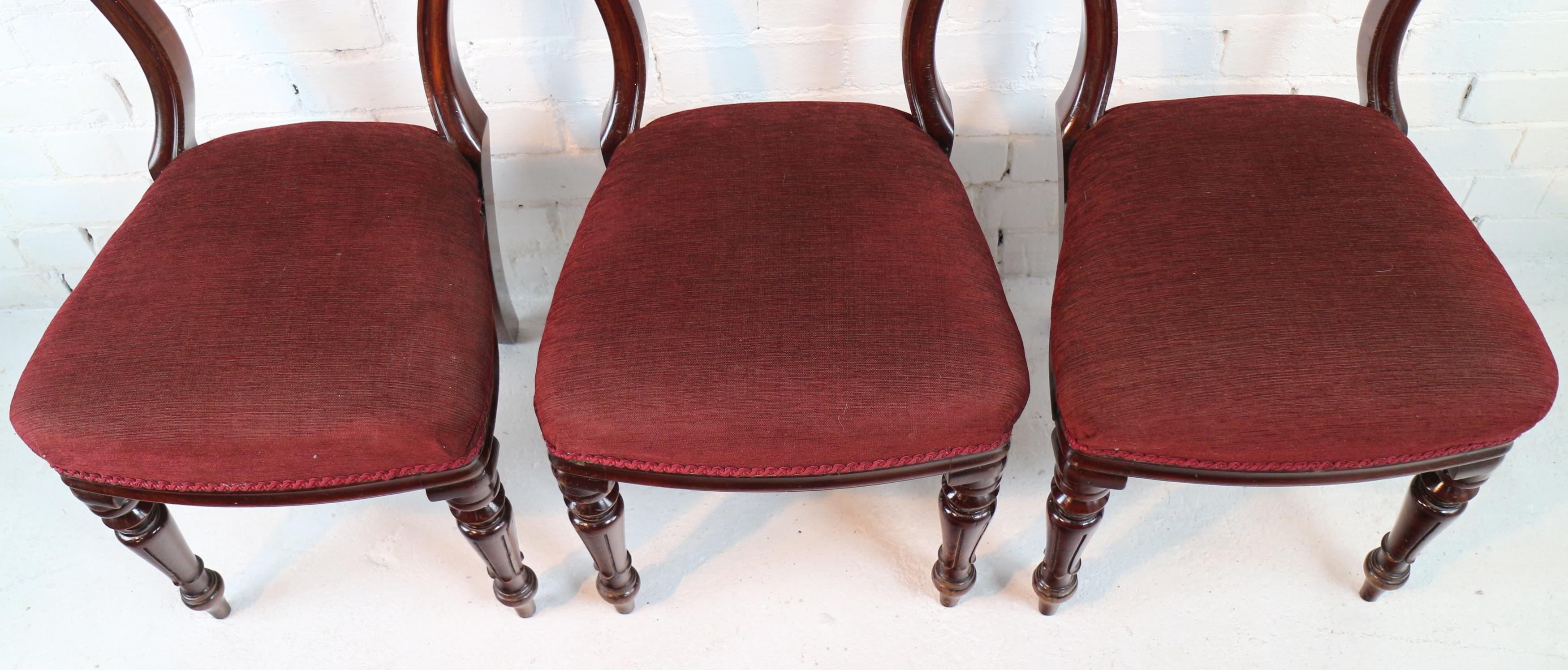 Set di 10 sedie da pranzo antiche in mogano William Williams di J&J Williams in vendita 9