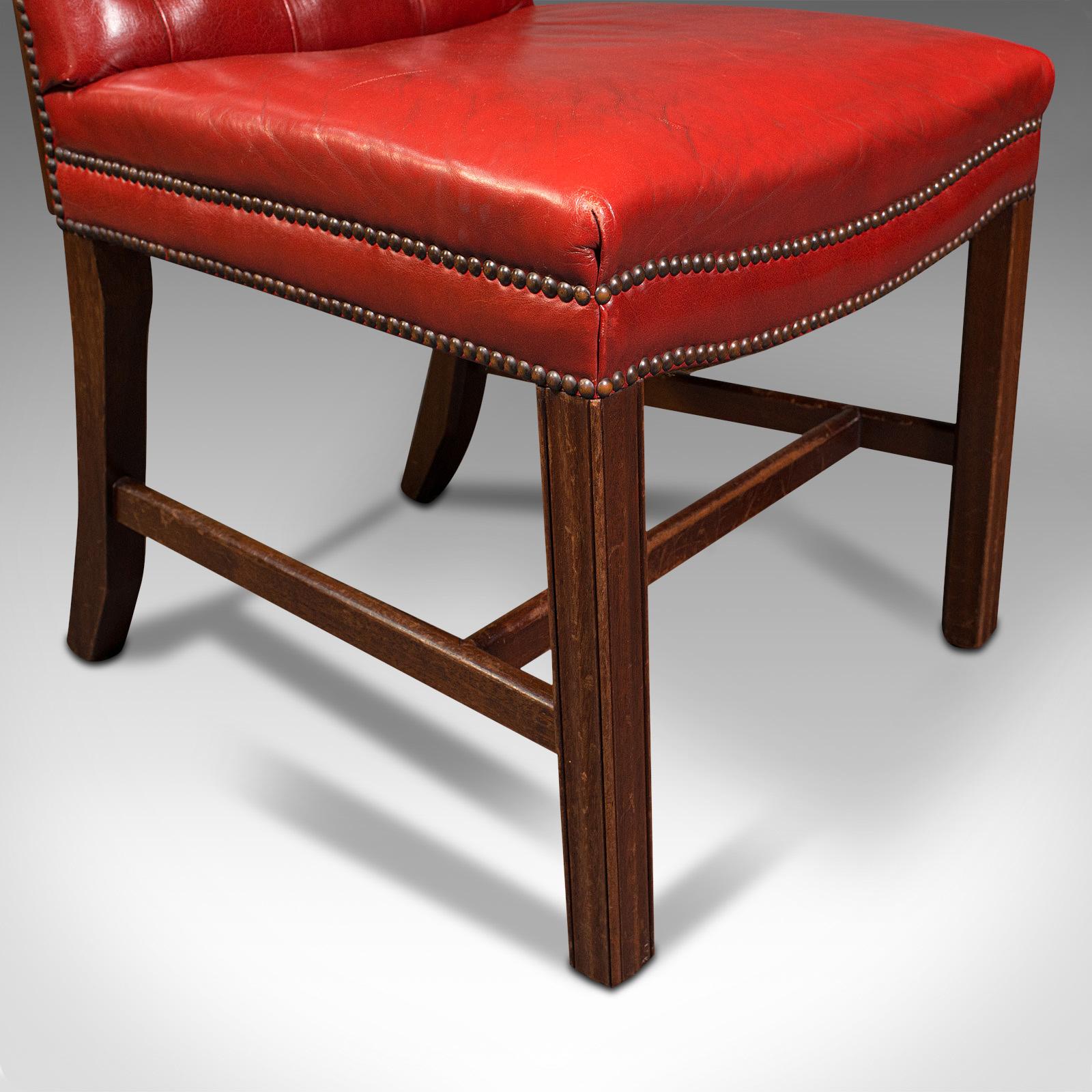Set of 10 Antique Gainsborough Chairs, English, Leather, Carver, Edwardian, 1910 6