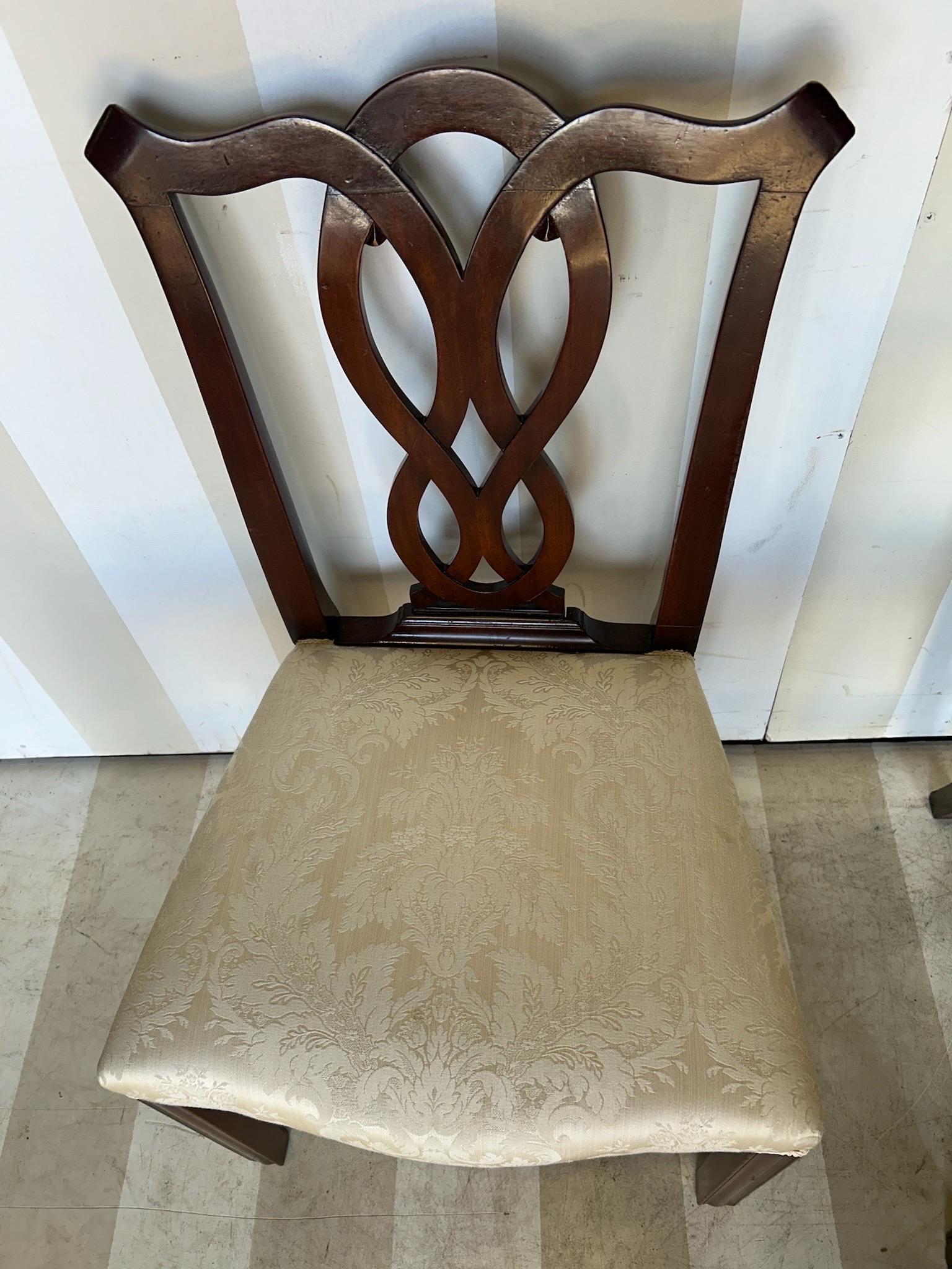 Set di 10 sedie da pranzo antiche in stile georgiano in mogano in vendita 4