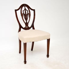 Set of 10 Antique Hepplewhite Style Dining Chairs
