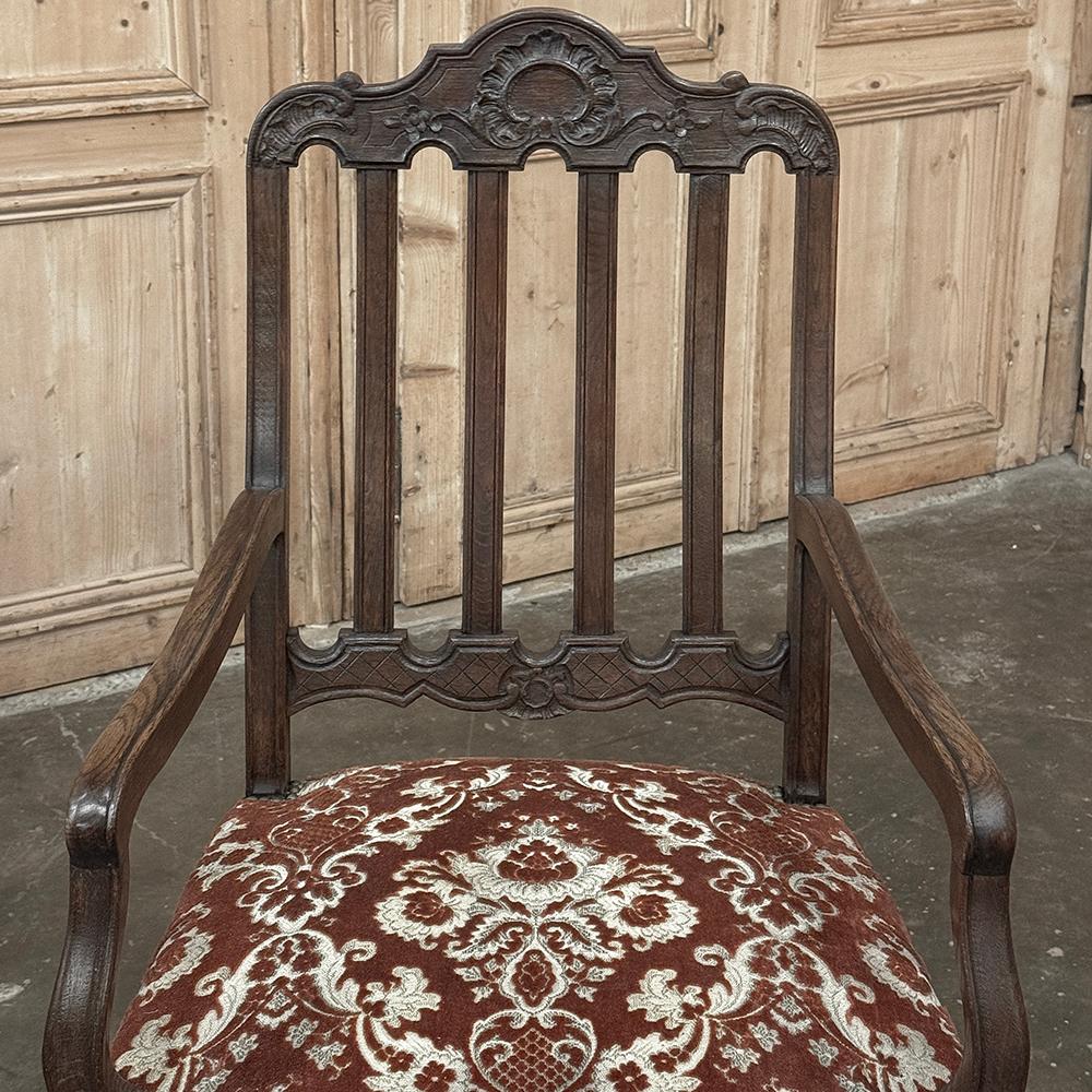 Set di 10 sedie da pranzo antiche Liegoise con 2 poltrone in vendita 3