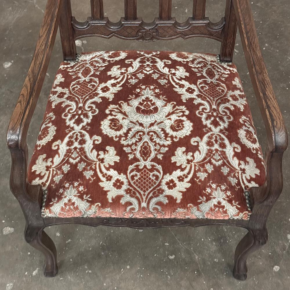 Set di 10 sedie da pranzo antiche Liegoise con 2 poltrone in vendita 4