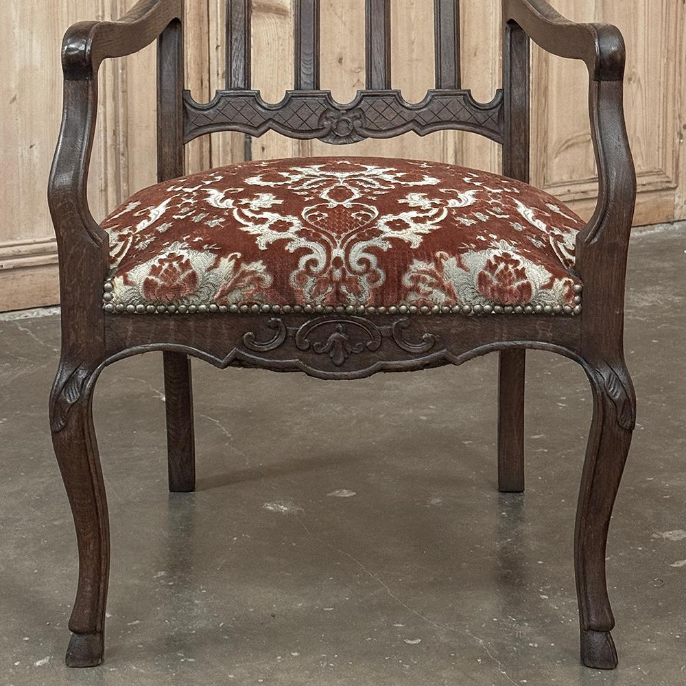 Set di 10 sedie da pranzo antiche Liegoise con 2 poltrone in vendita 5