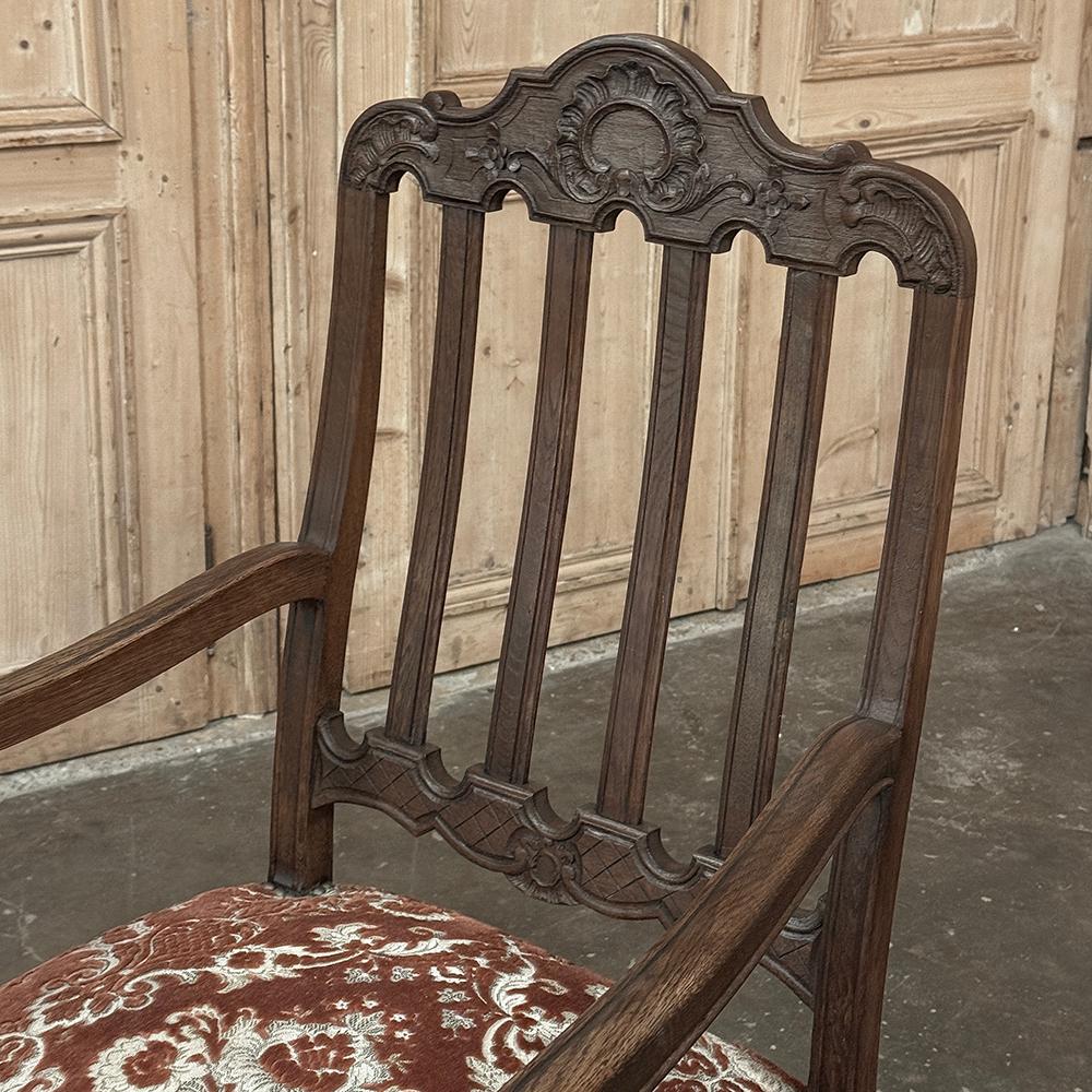 Set di 10 sedie da pranzo antiche Liegoise con 2 poltrone in vendita 9