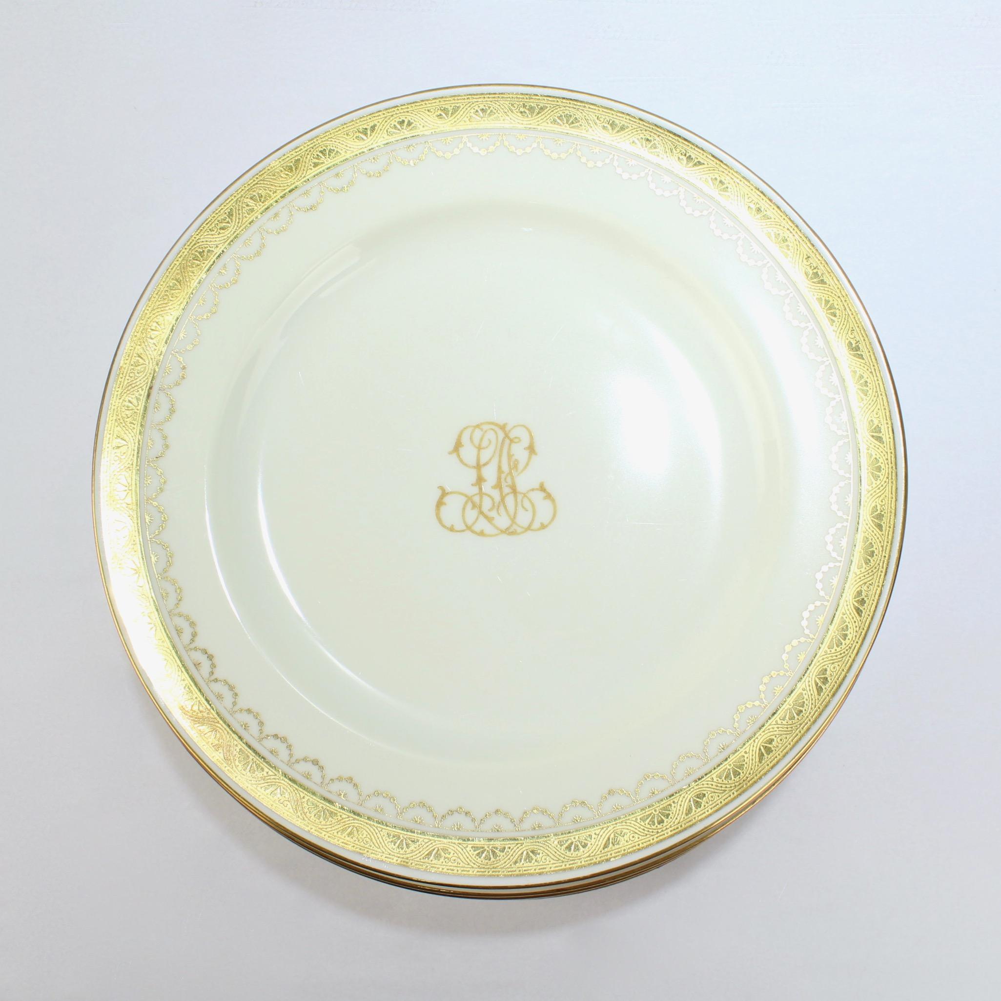 antique serving plates