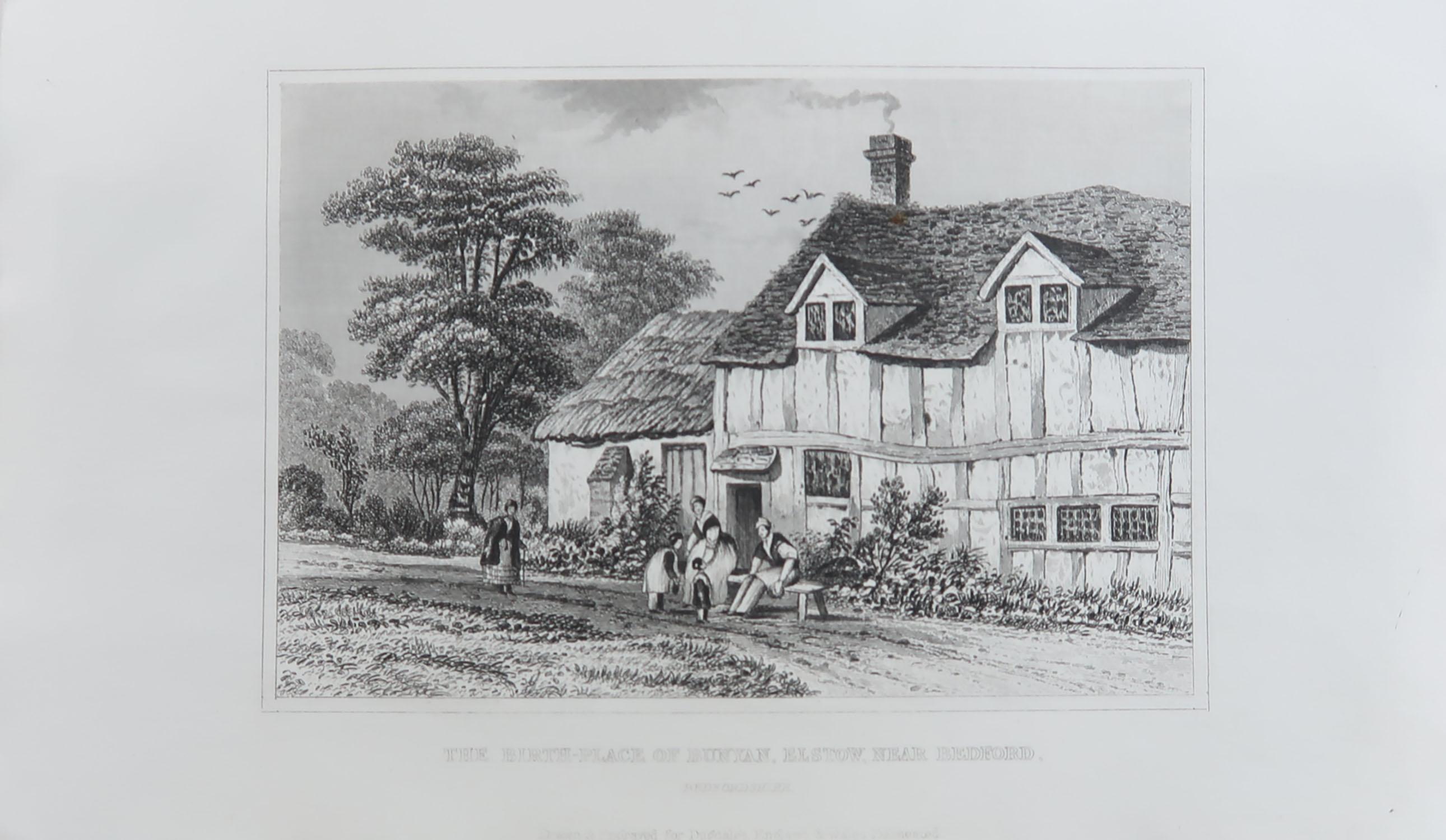 Glorious set of 10 prints of English country cottages.

Steel engravings.

Published by Tallis, circa 1840

Unframed.

The measurement given is the paper size of one print.





