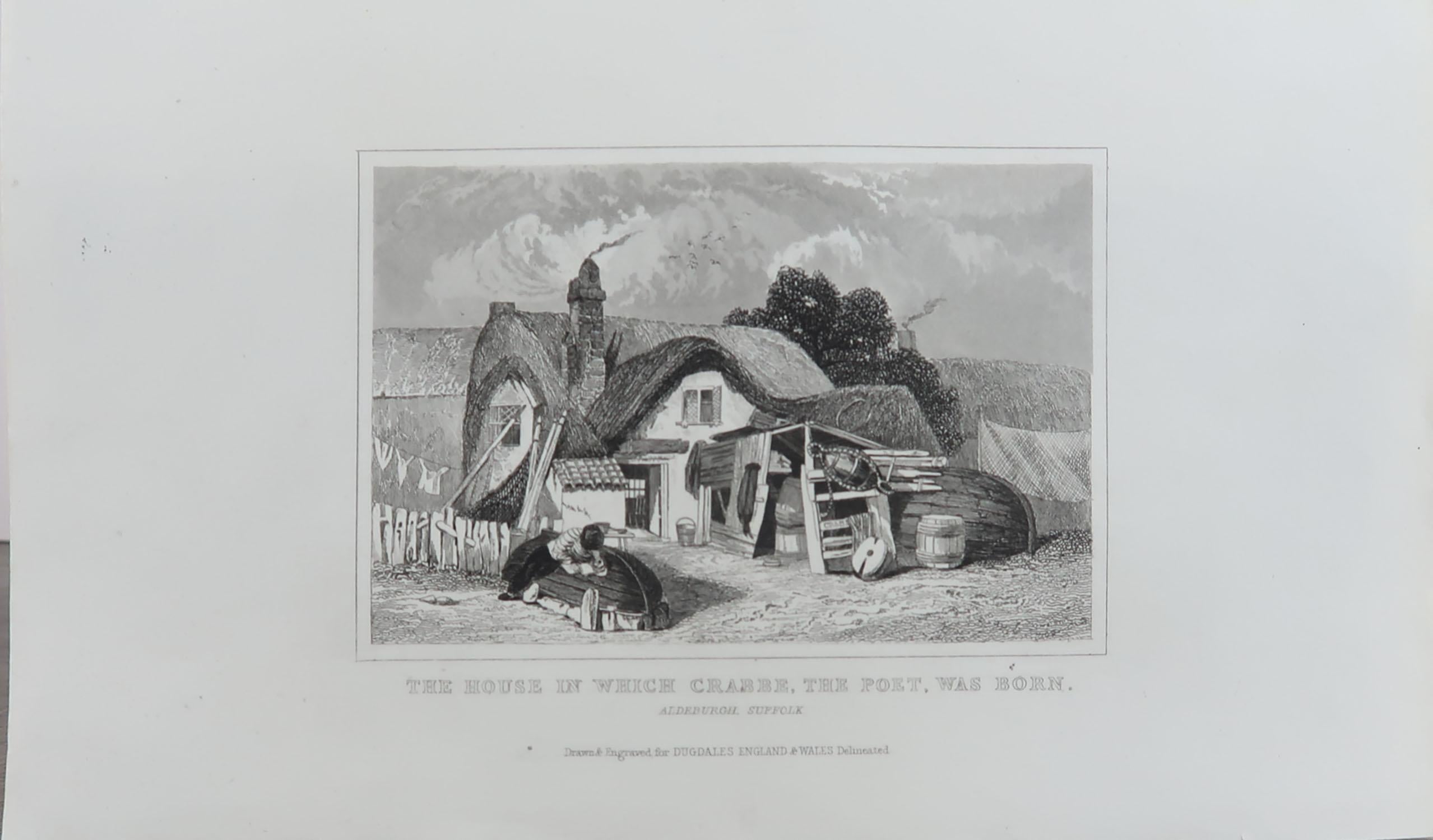 Set of 10 Antique Prints of English Country Cottages, circa 1840 In Good Condition In St Annes, Lancashire