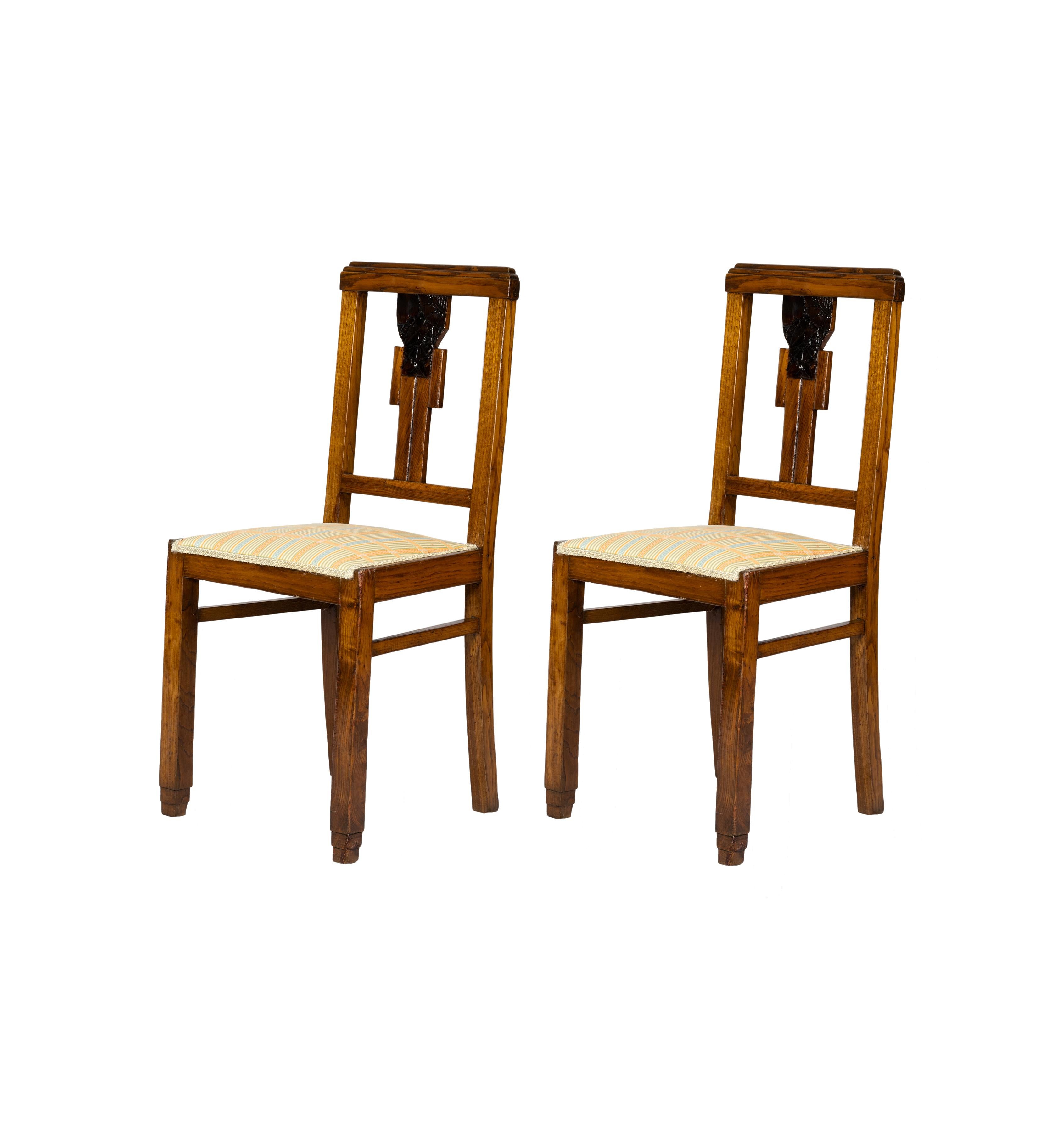 Set di 10 sedie Art Deco, (1939-1949), Portogallo in vendita 2