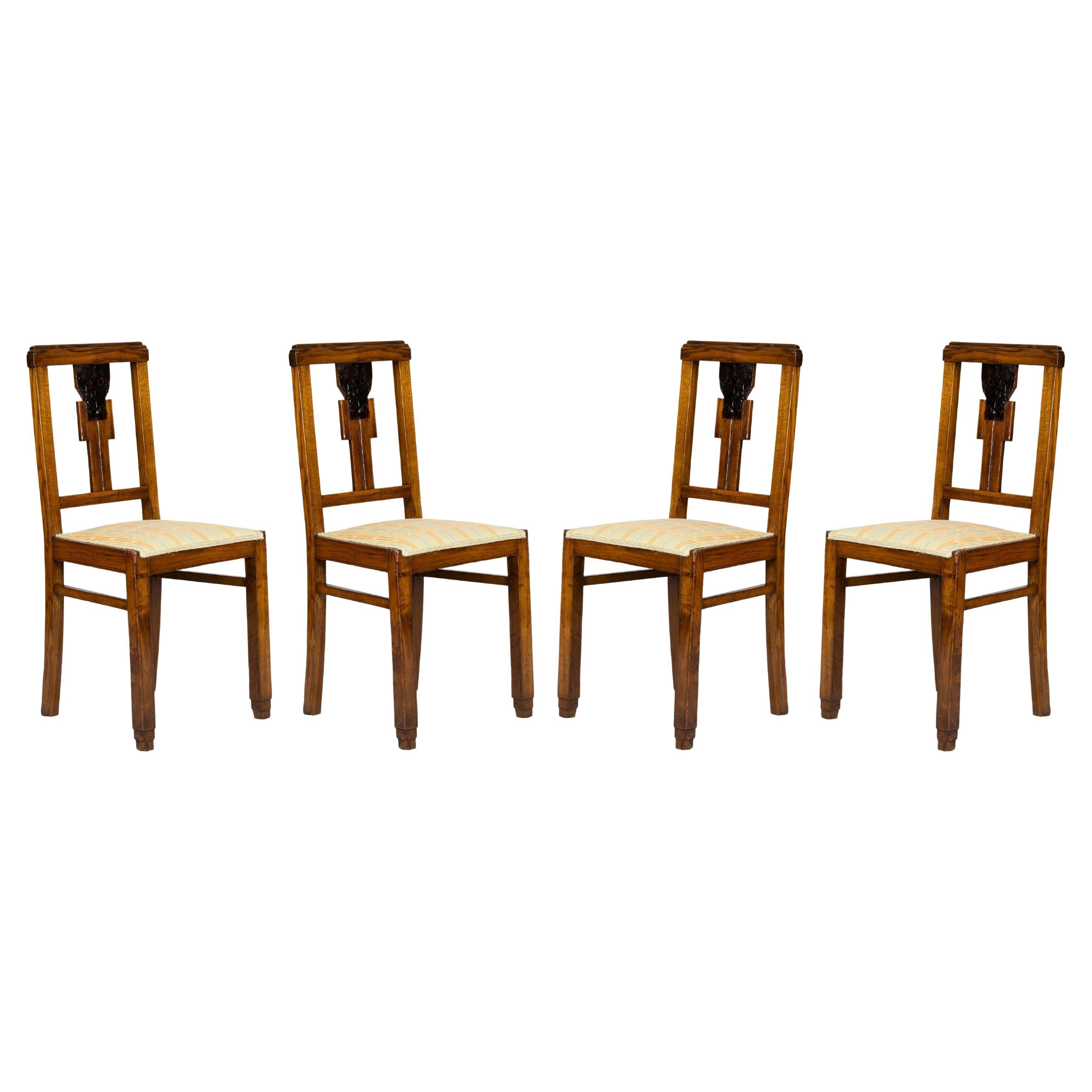 Set Of 10 Art Deco Chairs, (1939-1949), Portugal