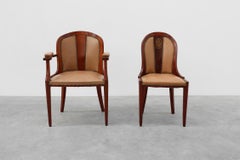 Ensemble de 10 chaises Art Déco par De Coene, Belgique 1935