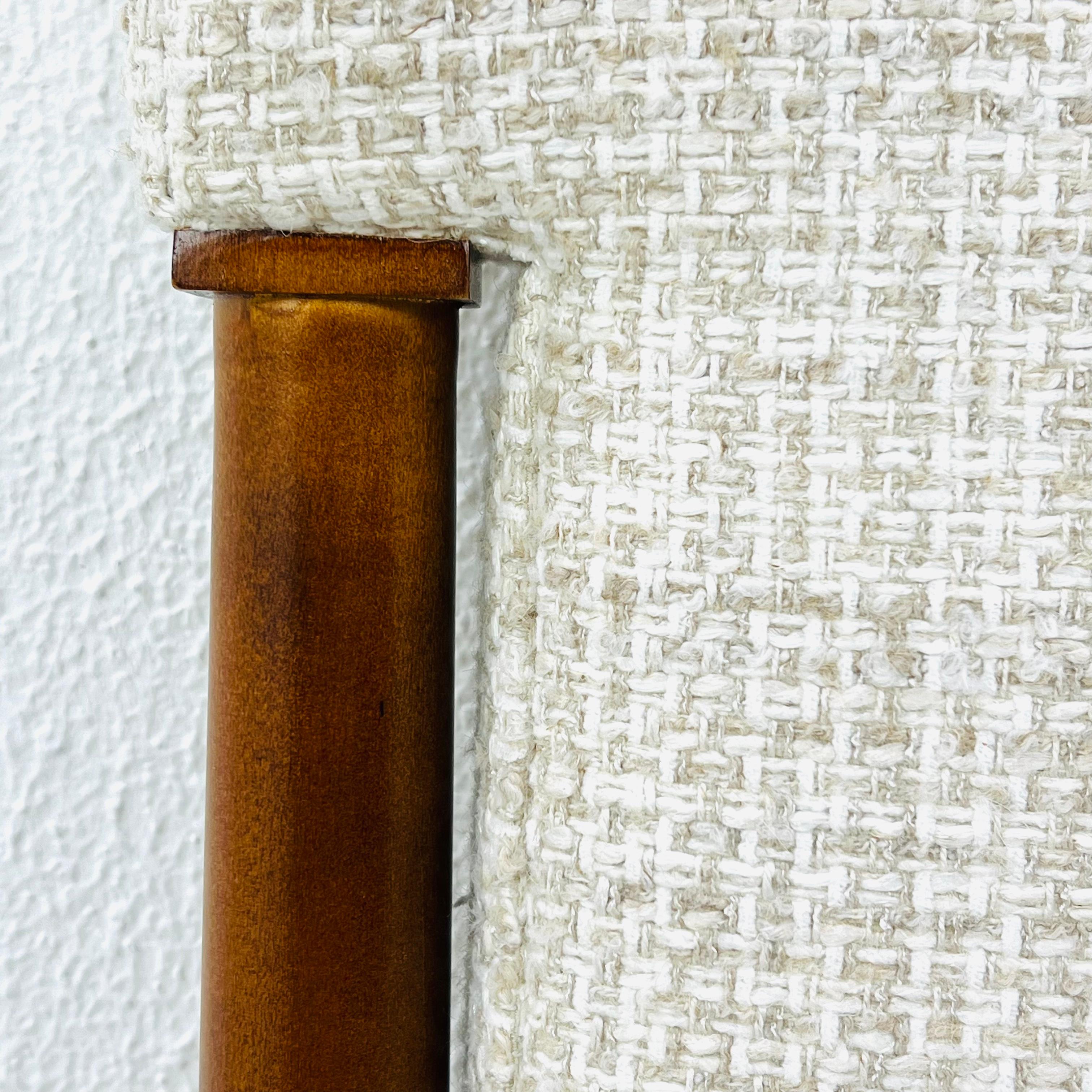 Ensemble de 10 chaises de salle à manger Art Déco, tapissées de tissu HOLLY HUNT en vente 2
