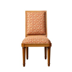 Set of 10 Art Deco Directoir Style Dining Chairs in Hand-Rubbed Oak