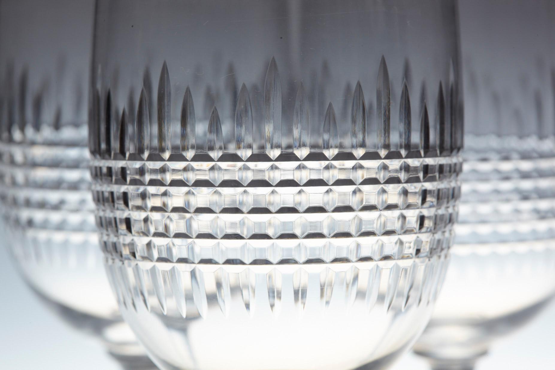 Set of 10 Baccarat Crystal 'Nancy' Pattern Red Wine Glasses, circa 1950s 5