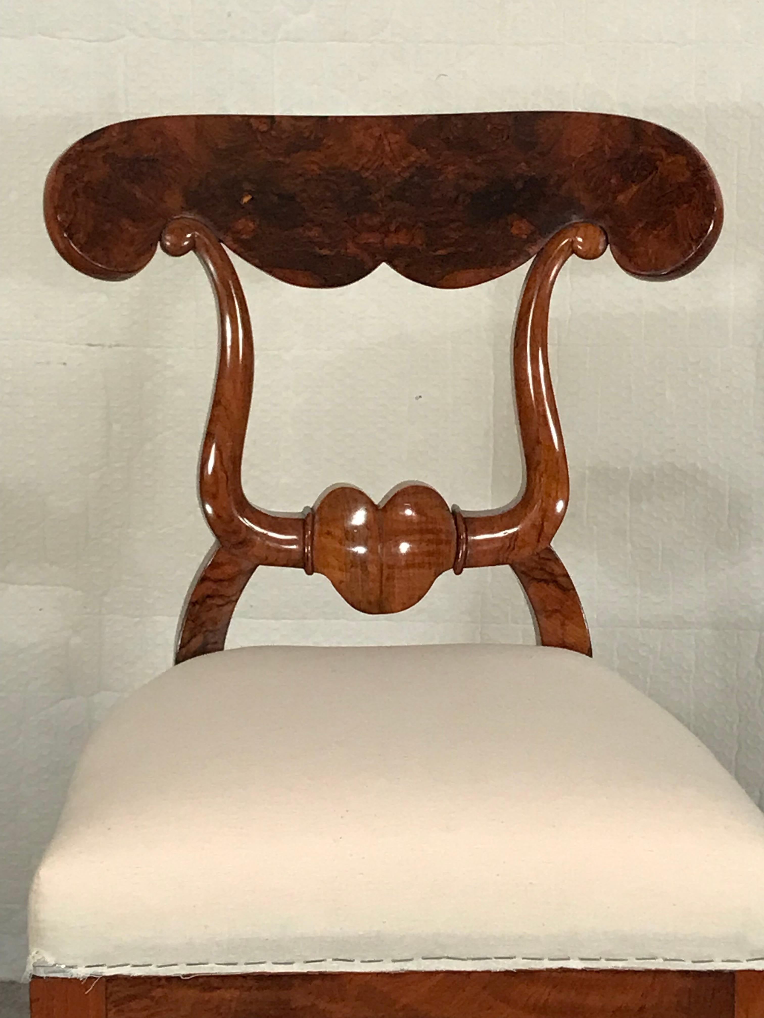 Set of 10 Biedermeier Chairs, South Germany 1820-30, Walnut 1
