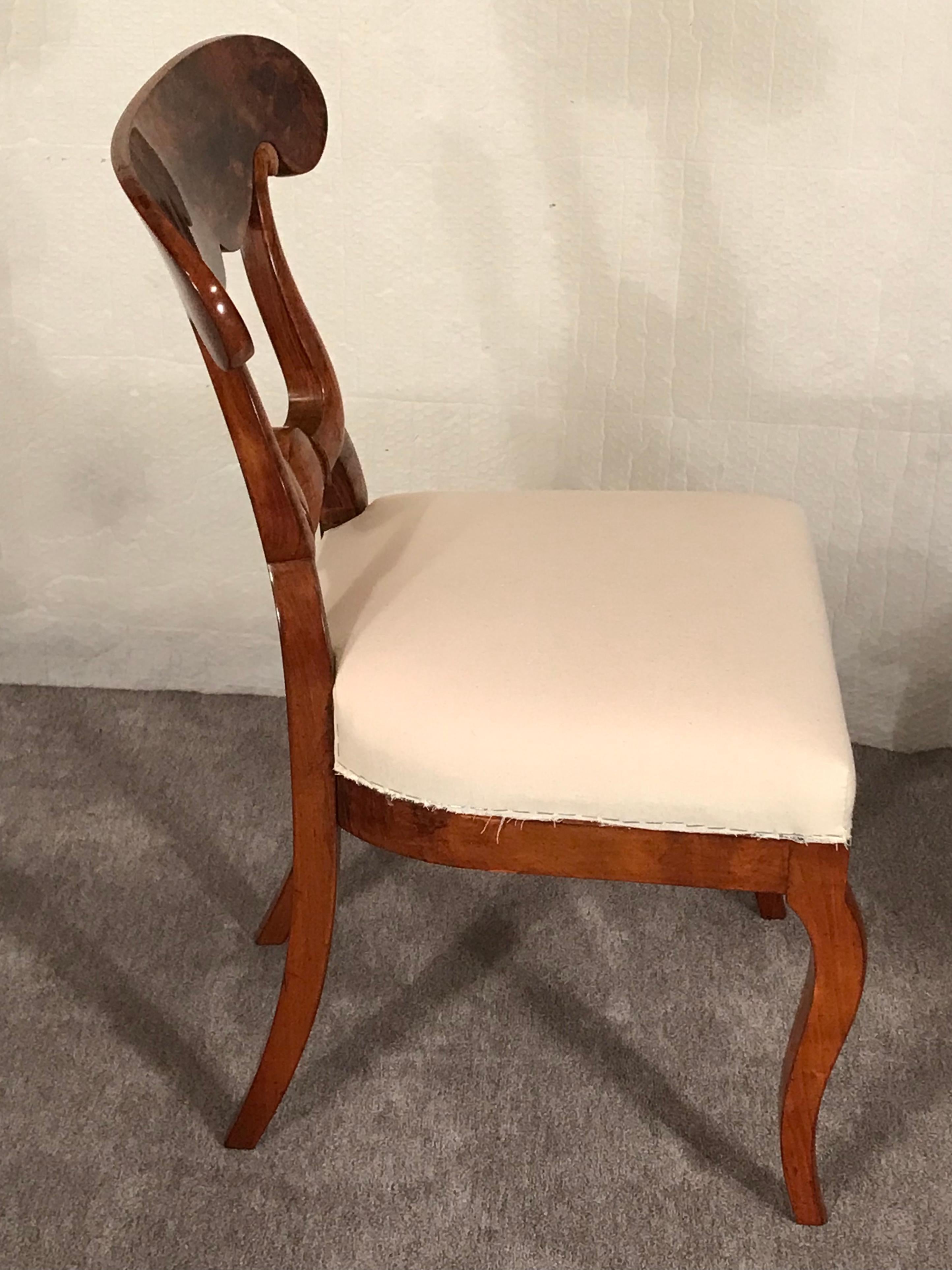 Set of 10 Biedermeier Chairs, South Germany 1820-30, Walnut 3