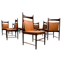 10 Brasilianische Moderne "Cantu Alta" Esszimmerstühle von Sergio Rodrigues, 1960er Jahre