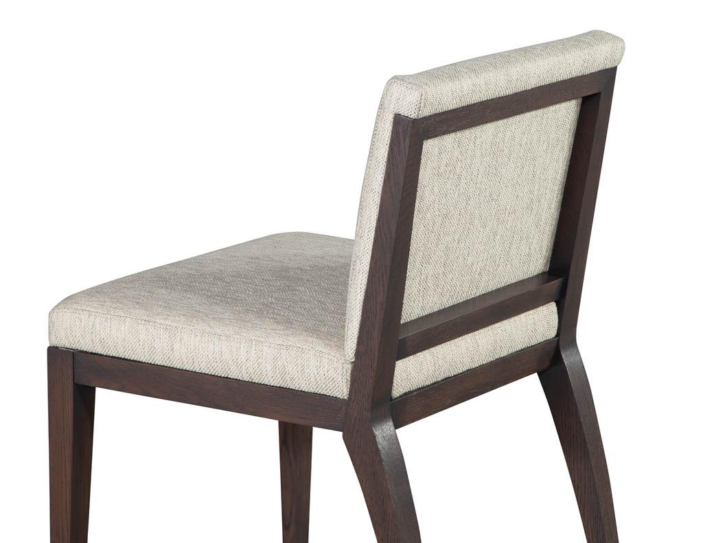 Fabric Set of 10 Carrocel Custom Verona Dining Chairs For Sale