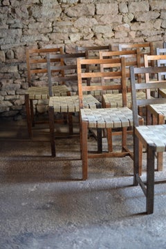 Set of 10 Chairs Axel Larsson, Sweden, 1930s