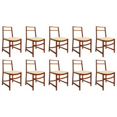 Set of 10 Chairs by Renato Venturi for MIM, Italy 1960s