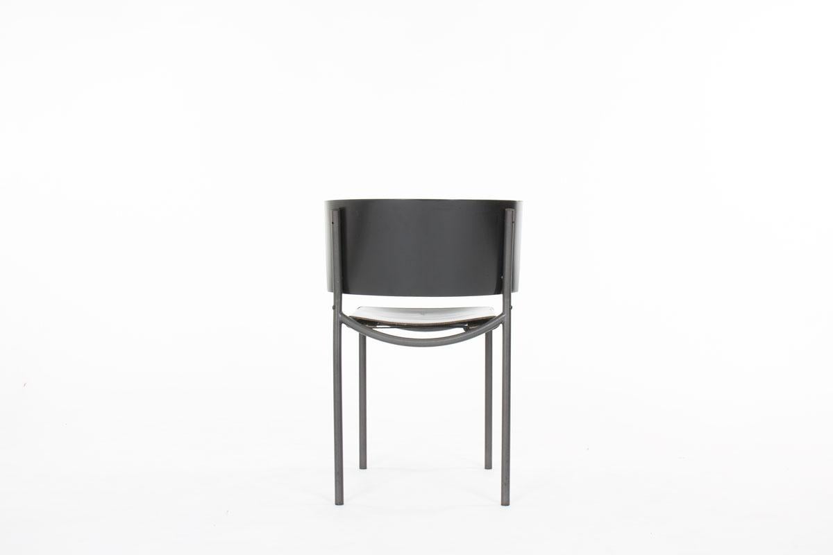 Set of 10 chairs model Lila Hunter by Philippe Starck for XO, 1988 In Fair Condition For Sale In JASSANS-RIOTTIER, FR