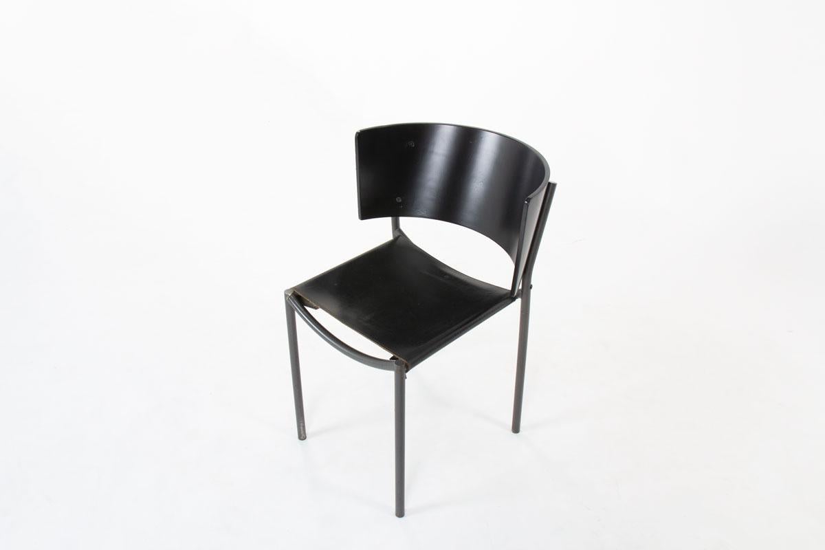 Metal Set of 10 chairs model Lila Hunter by Philippe Starck for XO, 1988 For Sale