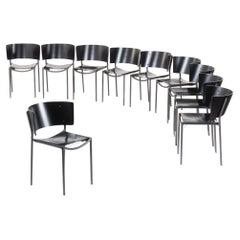 Vintage Set of 10 chairs model Lila Hunter by Philippe Starck for XO, 1988