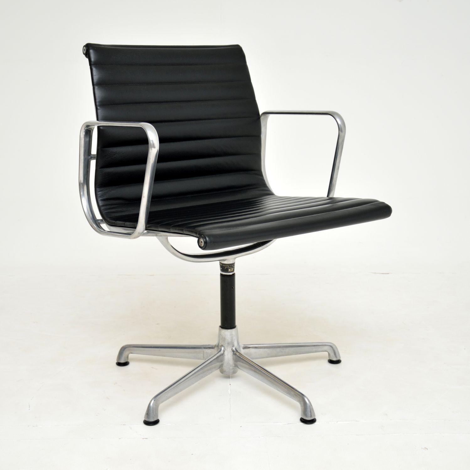 A stunning example of an iconic design, this is a set of ten genuine EA108 swivel chairs designed by Charles Eames. These official licensed models were made in Italy by ICF, they date from around the 1970-1980’s.

They are of superb quality, with