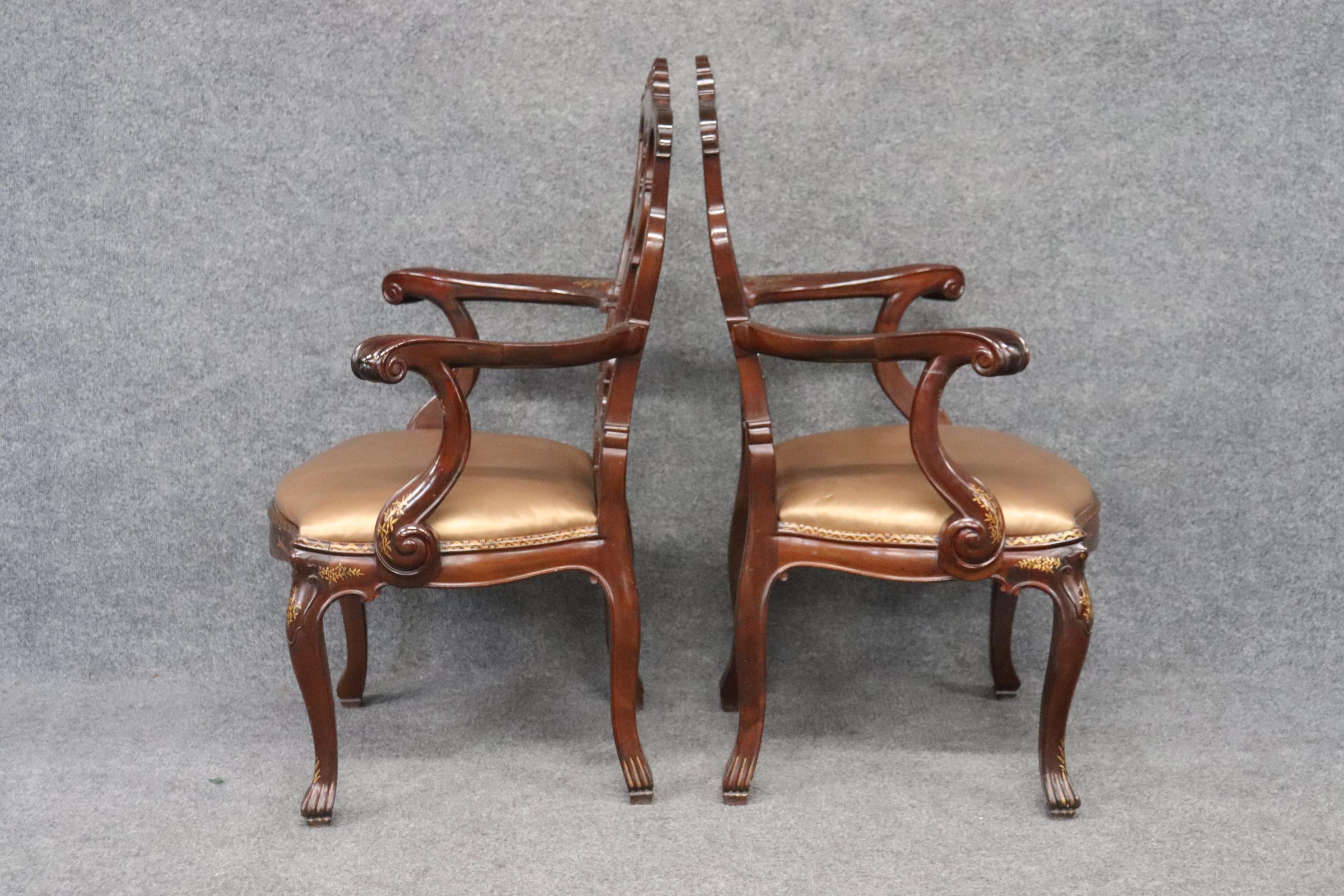 bronze dining chairs
