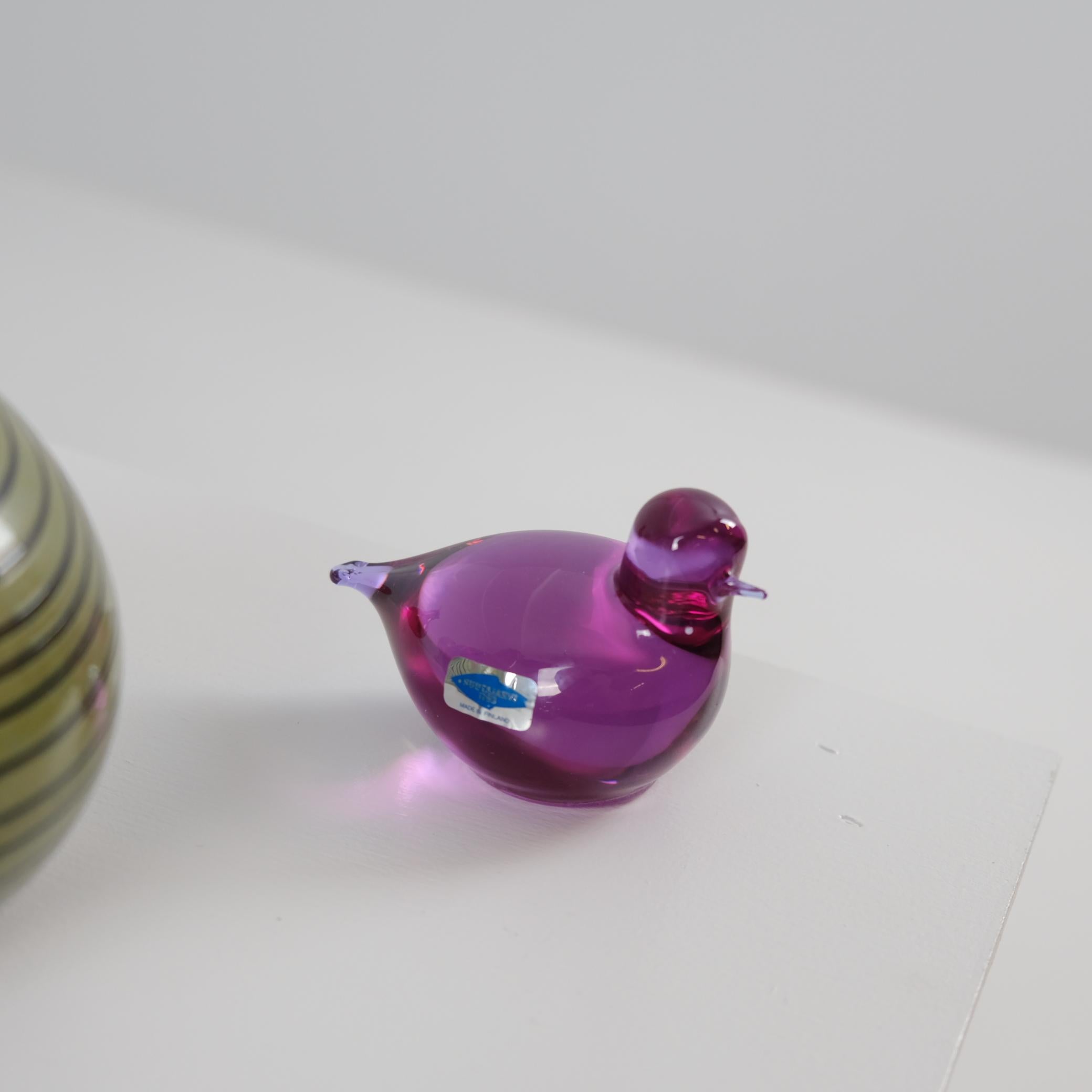 Set of 10 Colourful Collectable Glass Birds by Oiva Toikka, Nuutajärvi, Finland For Sale 1