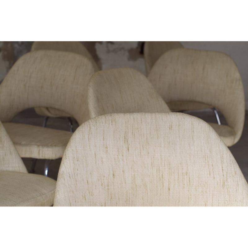 Set di 10 poltrone da conferenza di Eero Saarinen per Knoll, 1956 in vendita 3