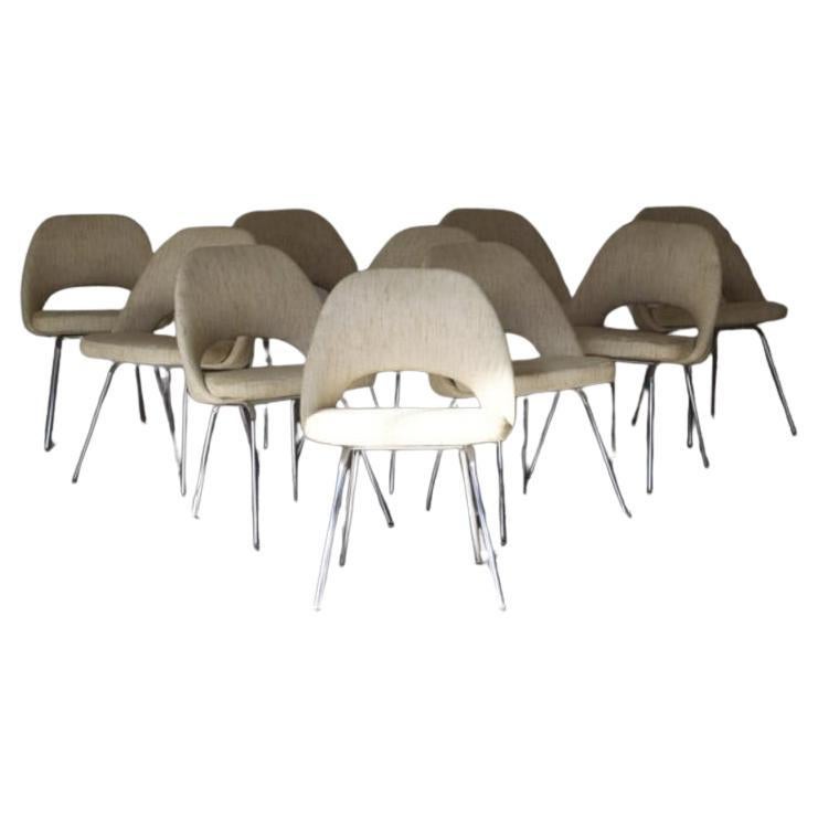 Set di 10 poltrone da conferenza di Eero Saarinen per Knoll, 1956 in vendita