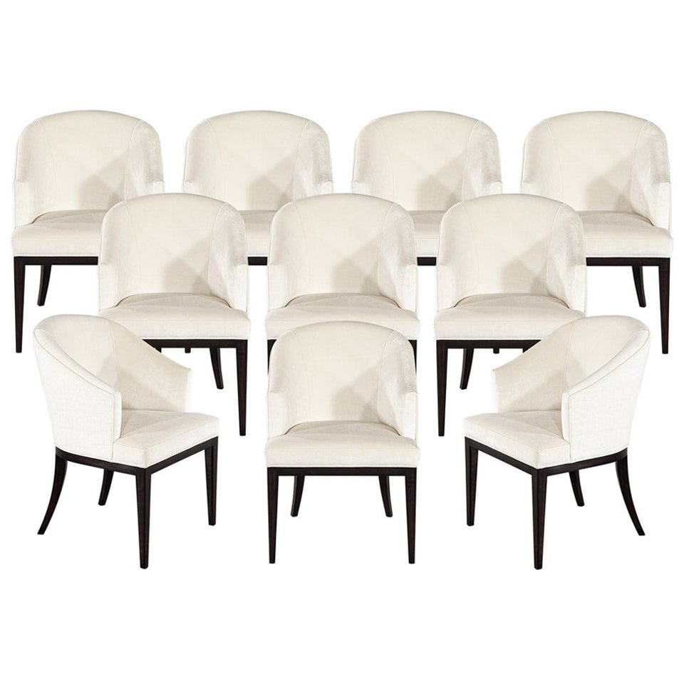 Juego de 10 sillas de comedor modernas a medida by Carrocel