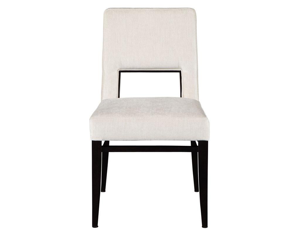 Set of 10 Custom Modern Dining Chairs Finito by Carrocel For Sale 4