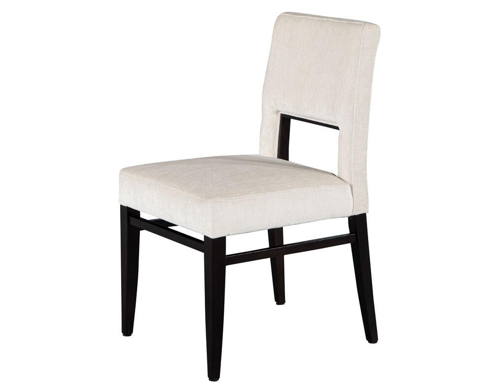 Set of 10 Custom Modern Dining Chairs Finito by Carrocel For Sale 5