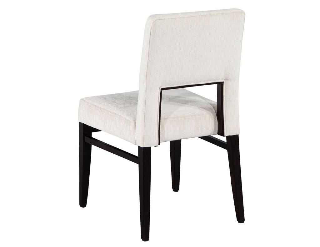 Set of 10 Custom Modern Dining Chairs Finito by Carrocel For Sale 7