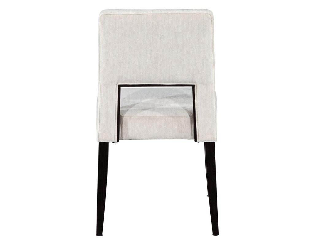 Set of 10 Custom Modern Dining Chairs Finito by Carrocel For Sale 8