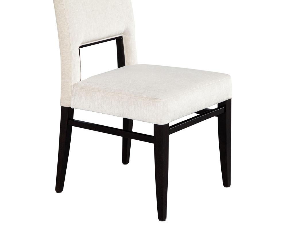 Set of 10 Custom Modern Dining Chairs Finito by Carrocel For Sale 10