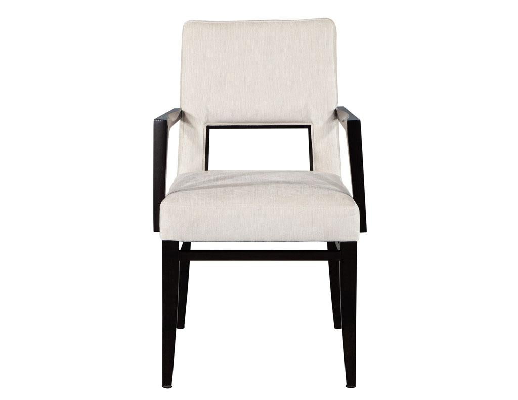 Set of 10 Custom Modern Dining Chairs Finito by Carrocel In New Condition For Sale In North York, ON