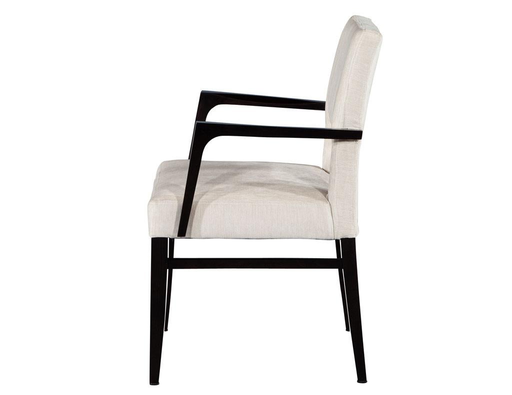Set of 10 Custom Modern Dining Chairs Finito by Carrocel For Sale 1