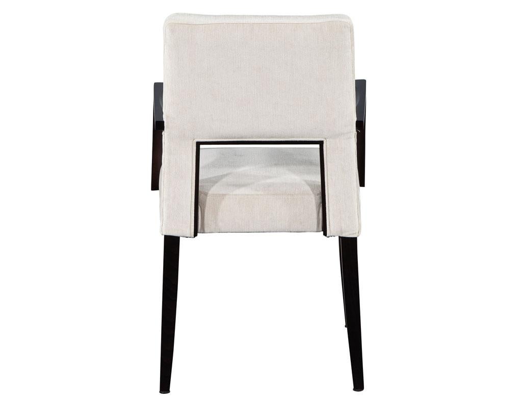 Set of 10 Custom Modern Dining Chairs Finito by Carrocel For Sale 3