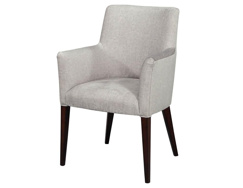 Canadian Set of 10 Custom Relari Modern Dining Chairs