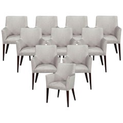 Set of 10 Custom Relari Modern Dining Chairs