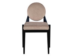 Set di 10 sedie da pranzo moderne con schienale rotondo personalizzate Arrondi Chair