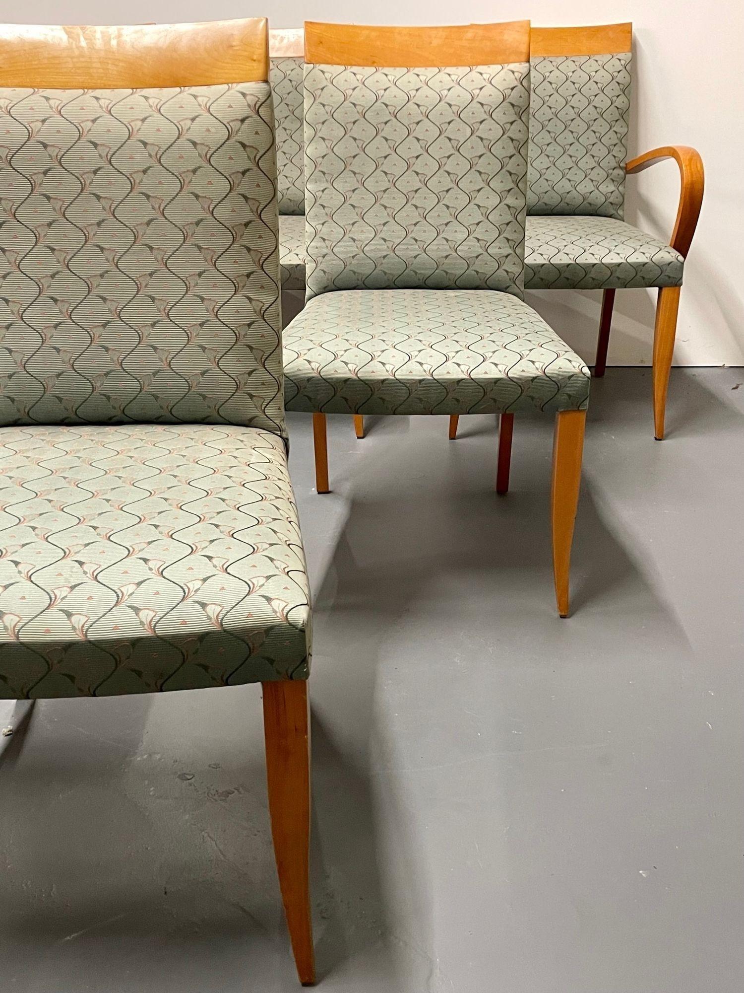 Set of 10 Dakota Jackson Cherry Dining Chairs, Mid-Century Modern, 6