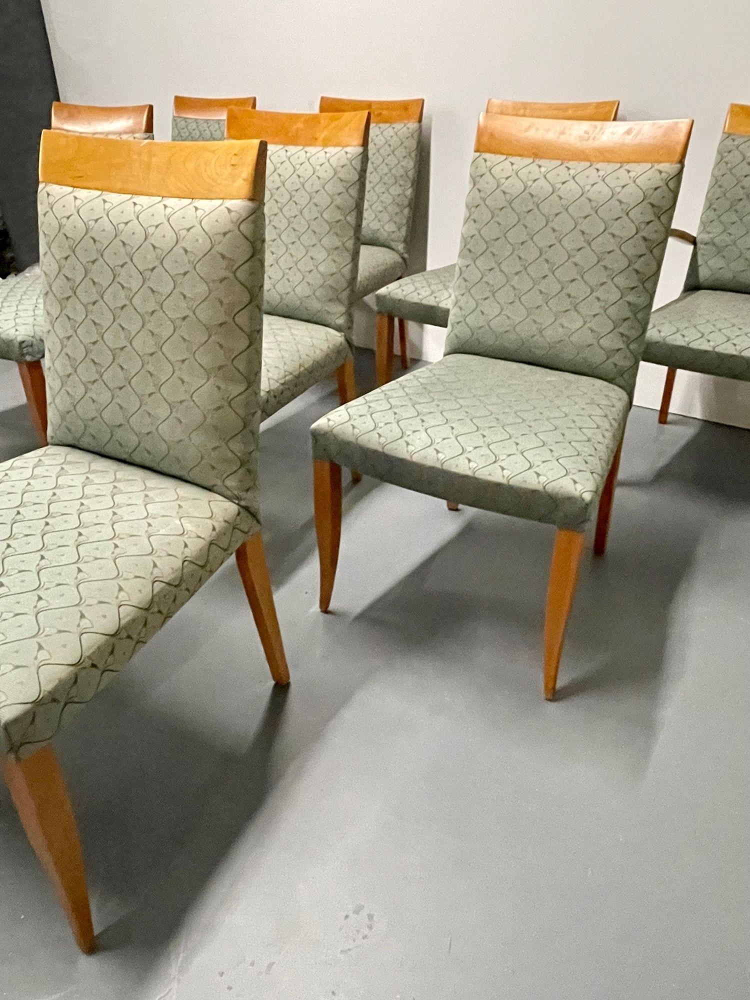 Set of 10 Dakota Jackson Cherry Dining Chairs, Mid-Century Modern, 7