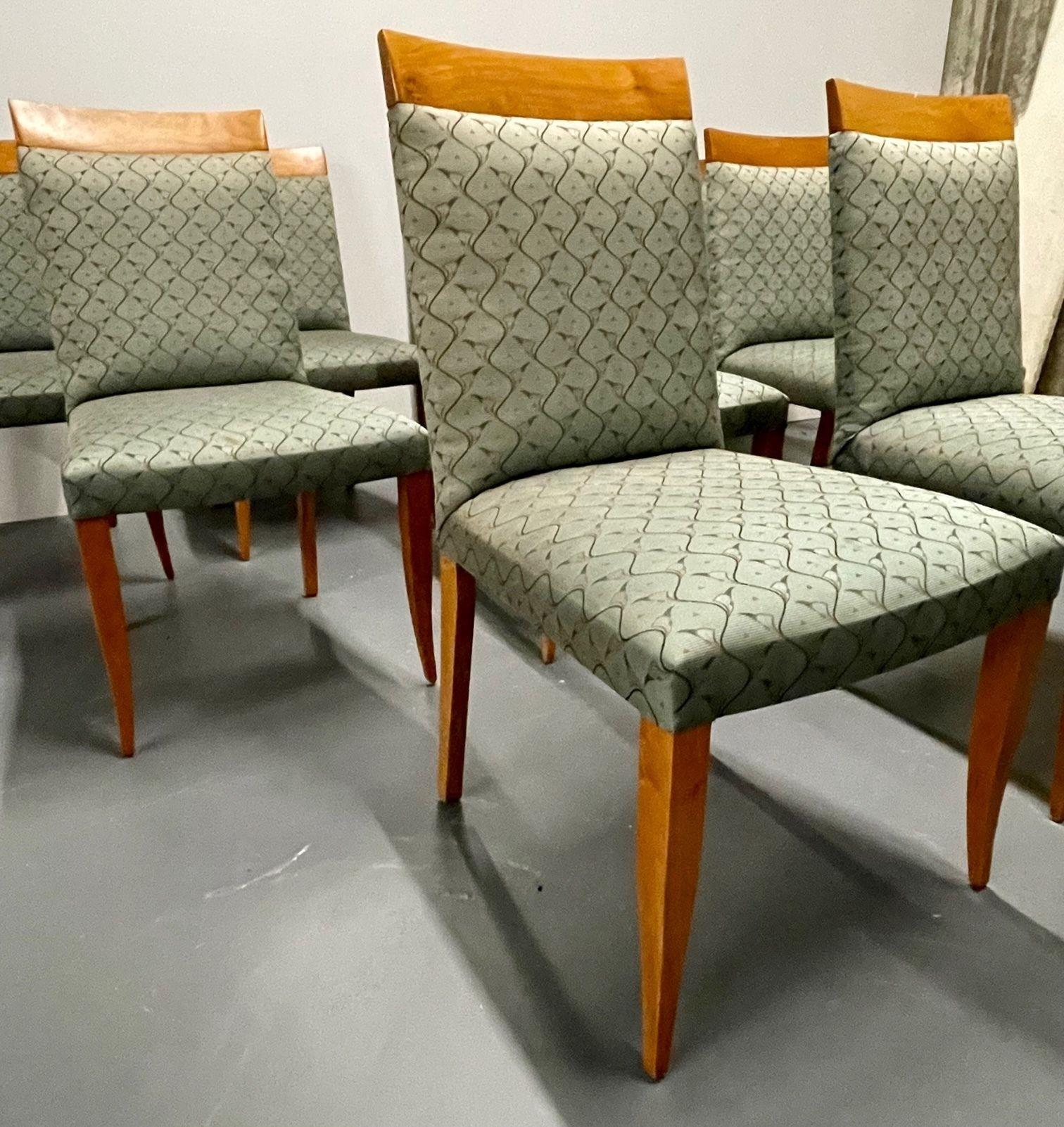 Set of 10 Dakota Jackson Cherry Dining Chairs, Mid-Century Modern, 8