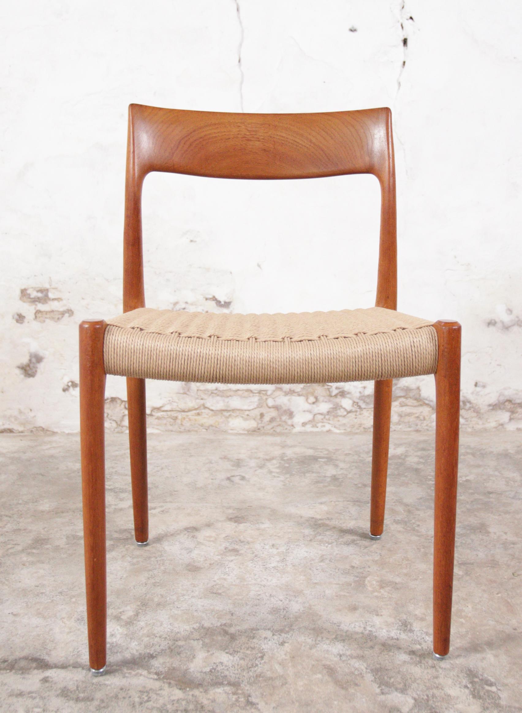 Set of 10 Danish Design Niels Otto Moller Model 77 Dining Chairs Jl Molller 4