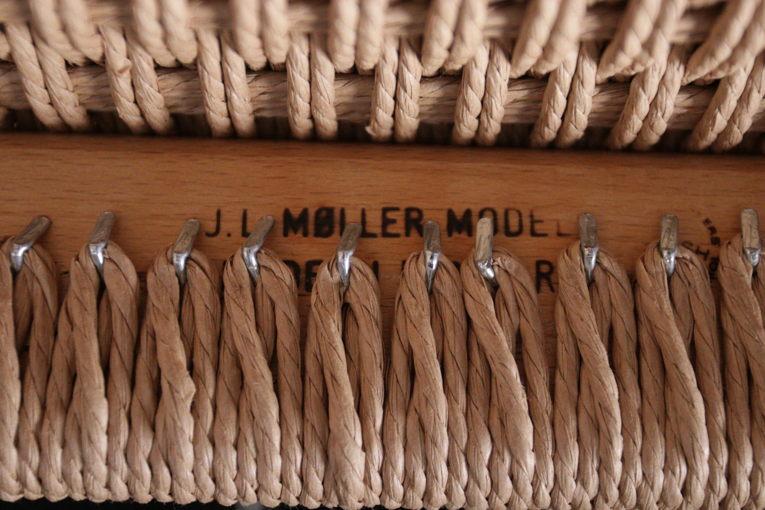 Set of 10 Danish Design Niels Otto Moller Model 77 Dining Chairs Jl Molller 10
