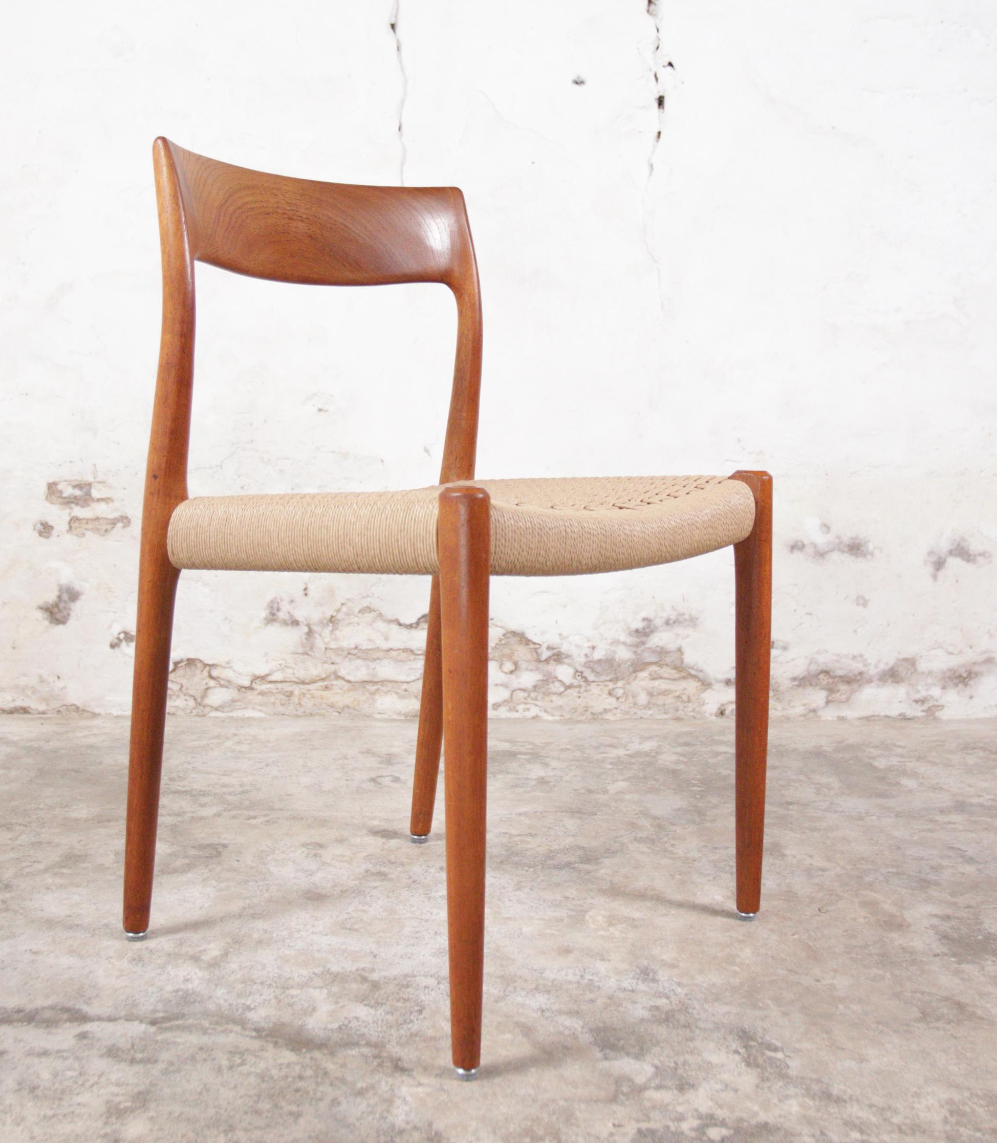 Set of 10 Danish Design Niels Otto Moller Model 77 Dining Chairs Jl Molller 3